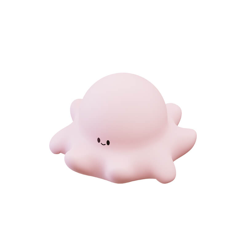Mobie Octopus Baby Silicone Soft Touch Pat Light Night Lamp