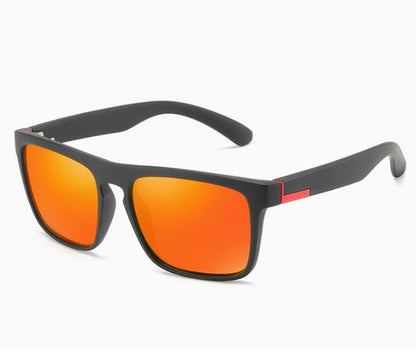 Men’s Polarized Sunglasses, Colorful Mirror Sports Sunglasses, Flexible PC Frame Eyewear