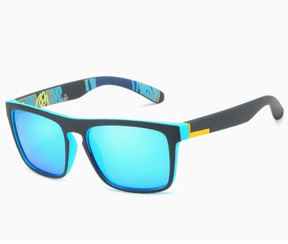 Men’s Polarized Sunglasses, Colorful Mirror Sports Sunglasses, Flexible PC Frame Eyewear
