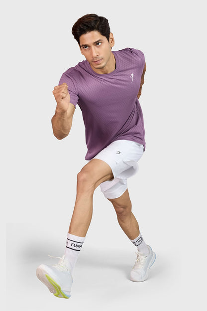 Motion Running T-shirt Plum
