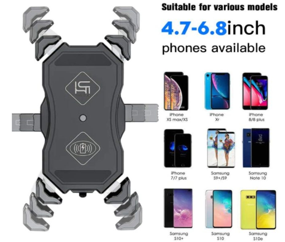 One Touch Bike Phone Mount Phone Holder for Bike Motorcycle 4.7"-6.8"