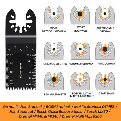 Multi Tool Oscillating Saw Blades 96PCS