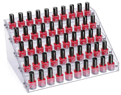 Cosmetic Organiser Nail Polish Storage Rack Stand 5 Tier