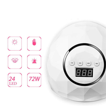72W UV LED Nail Dryer Nail Lamp - The Shopsite