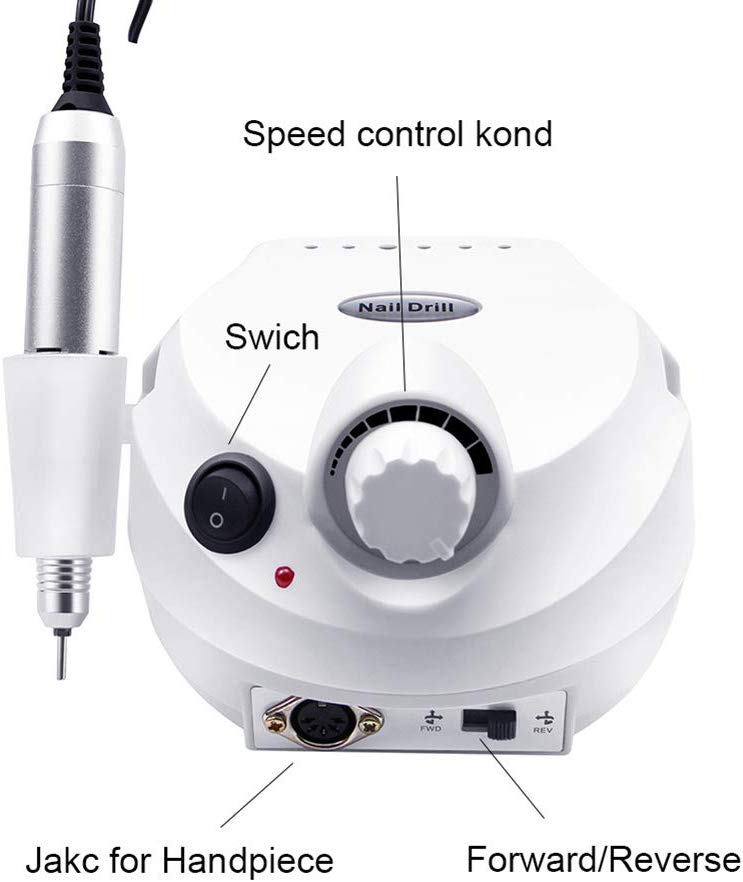 Nail Drill Kit Manicure Pedicure Art Machine Polisher File - The Shopsite
