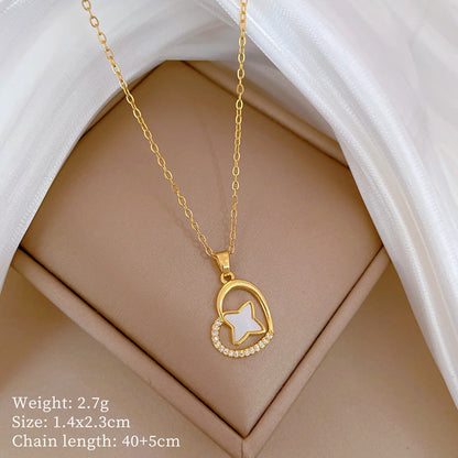 Celestia Star Gold Crystal Necklace