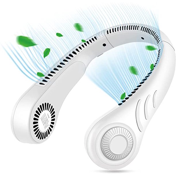 Hand Free Portable Neck Fan Bladeless Neck Fan USB Rechargeable Neck Fan - The Shopsite