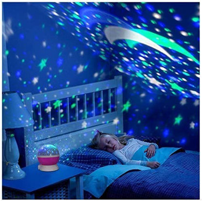 Stars Starry Sky Night Light Led Projector Luminaria Moon Table Night Lamp - The Shopsite