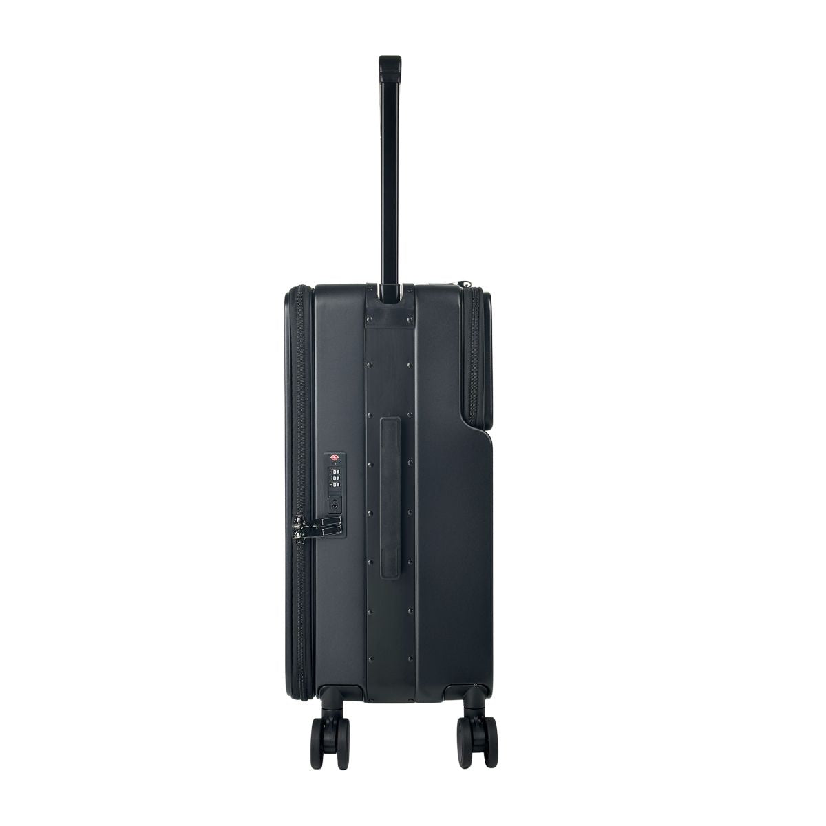 Black Carry On Suitcase - Hard Shell Cabin Luggage with USB Charging | NeoMove | 55 cm