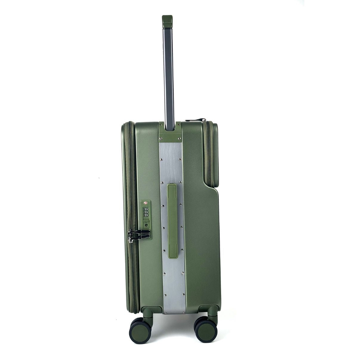 Carry On Suitcase - Hardside Cabin Luggage with USB Charging | NeoMove | Green | 55 cm