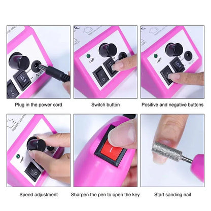 Nail Drill Kit Manicure 20000RPM Professional pedicure electric