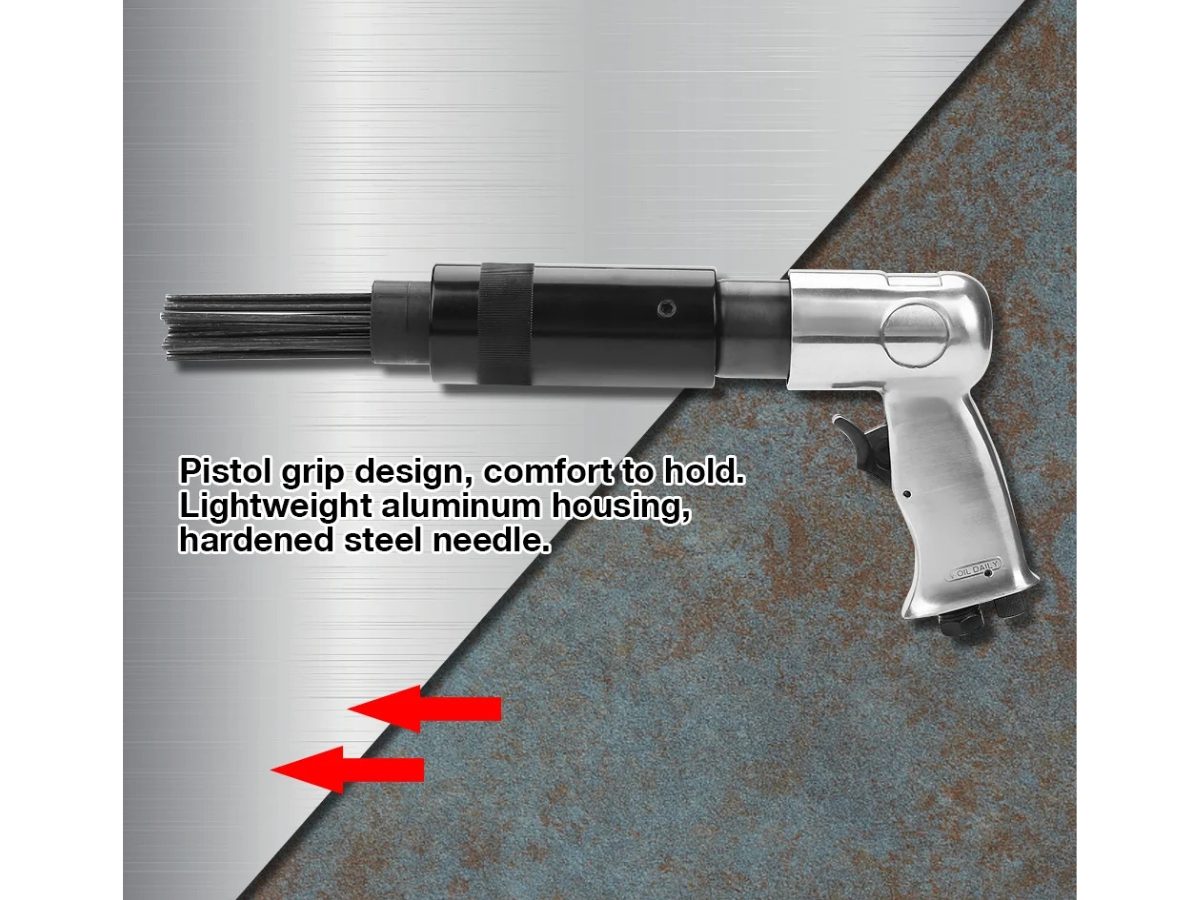 Needle Scaler Pneumatic Air Gun Pistol Air Tool Rust Remover