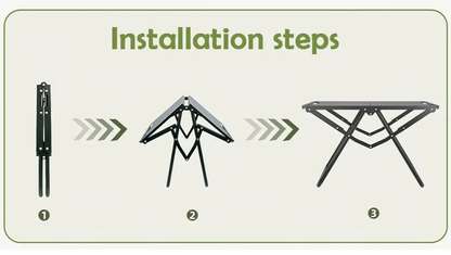 ECOTREK Folding BBQ Table – 93cm Portable Outdoor Cooking Station ZF10312