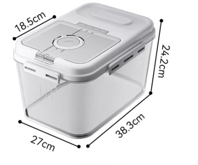 Food Storage Containers Food Storage Bins with Timer Lid for Kitchen