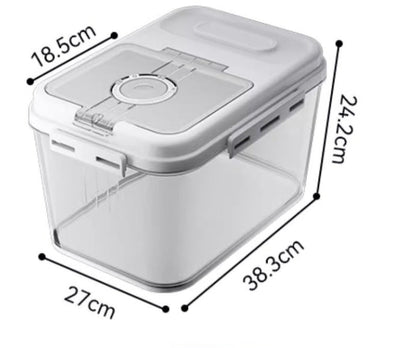 Food Storage Containers Food Storage Bins with Timer Lid for Kitchen