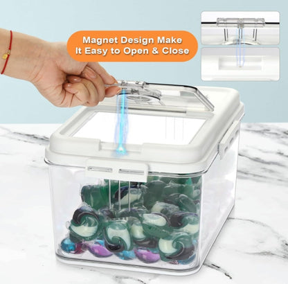 Food Storage Containers Food Storage Bins with Timer Lid for Kitchen
