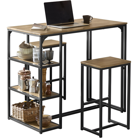 Bar Table and Bar Stools Set
