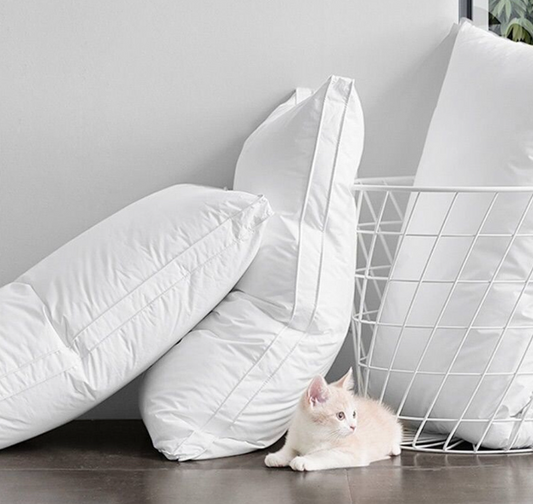 2 Pack Pillows for Sleeping Soft and Supportive Pillow with Cotton cover