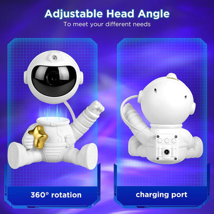 Astronaut Galaxy Night Light Projector