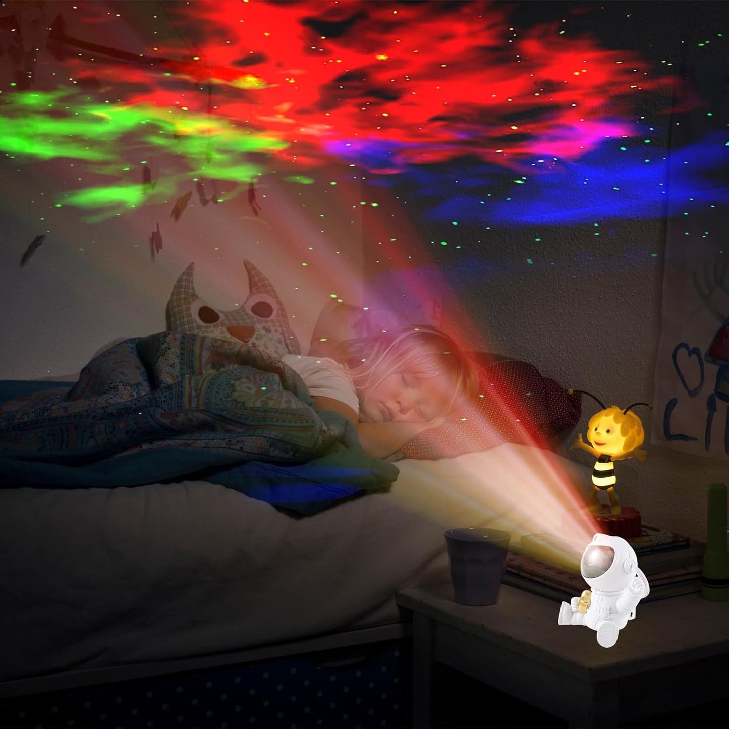 Astronaut Galaxy Night Light Projector