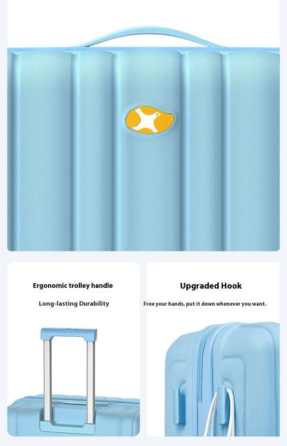 3 Piece Luggage Sets NZ – Lightweight Expandable Hard Shell Suitcase | NordGlide | Sky Blue