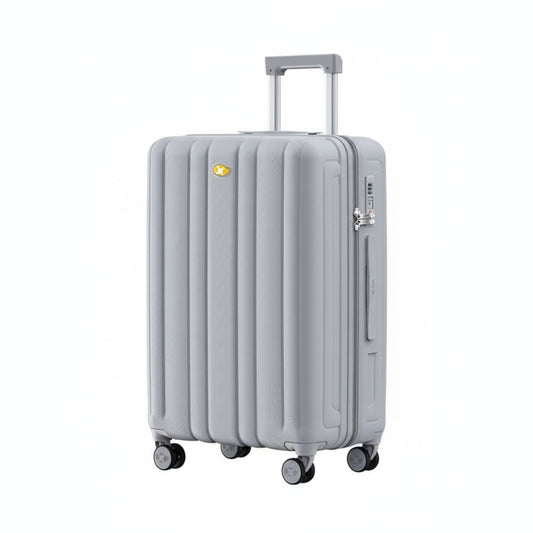 Carry On Luggage - Lightweight HardSide Cabin Suitcase | NordGlide | Grey | 55 cm