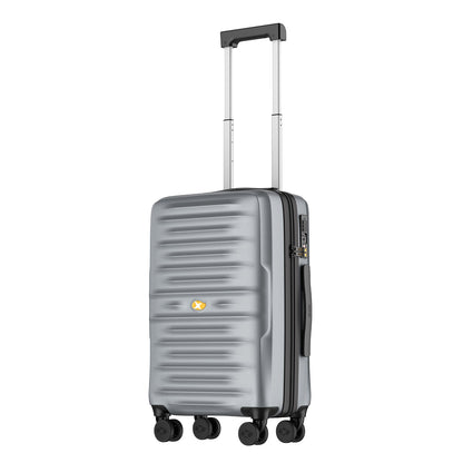 3 Piece Luggage Sets NZ – Lightweight Expandable Hard Shell Suitcase | NordVault | Silver