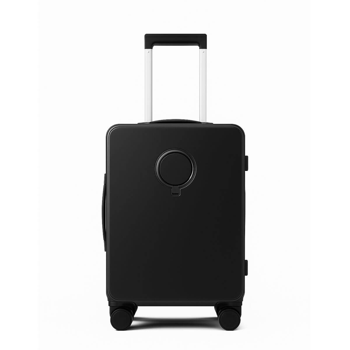 Medium Check In Luggage NZ – Black Hard Shell Suitcase for International Travel | Nordiva Classic | 67 cm