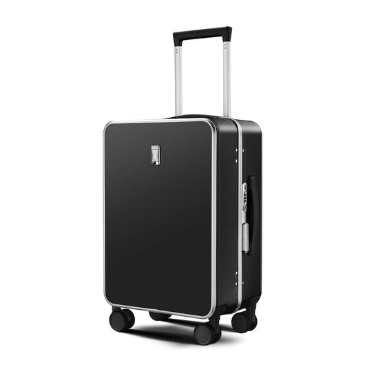 Carry On Luggage – Black Hard Shell Suitcase for Short Travel | Nordiva Classic | 55 cm