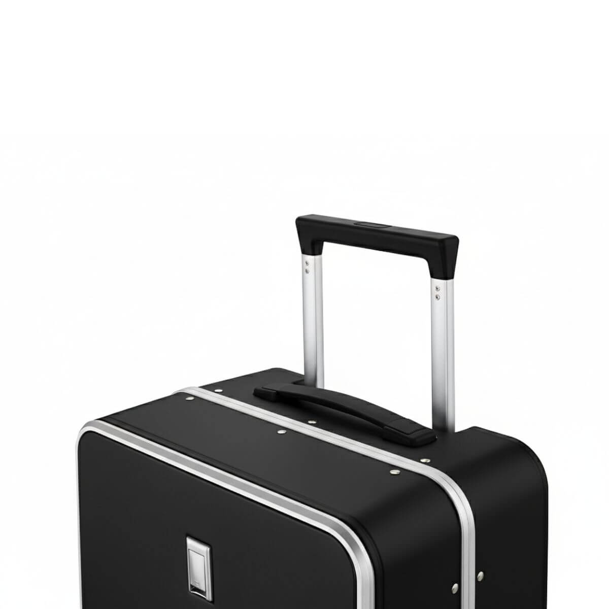 Carry On Luggage – Black Hard Shell Suitcase for Short Travel | Nordiva Classic | 55 cm