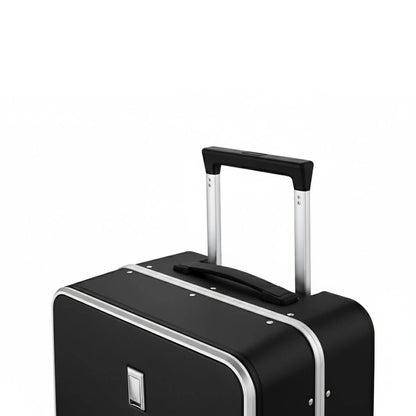 Medium Check In Luggage NZ – Black Hard Shell Suitcase for International Travel | Nordiva Classic | 67 cm