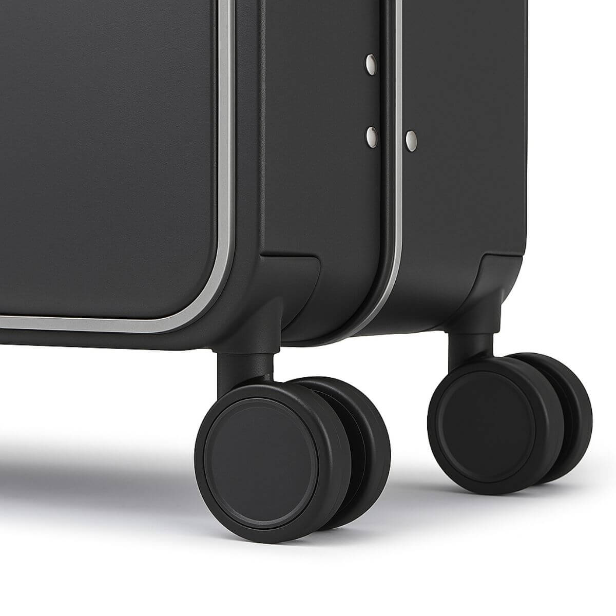 Medium Check In Luggage NZ – Black Hard Shell Suitcase for International Travel | Nordiva Classic | 67 cm