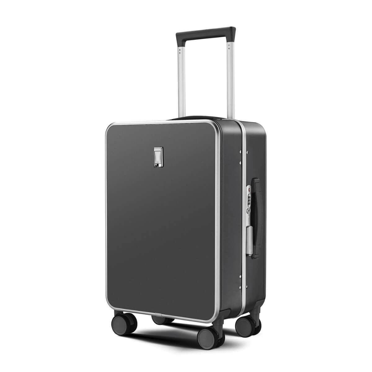 Carry On Luggage NZ – Hard Shell Suitcase for Business and Weekend Travel | Nordiva Classic | 55 cm | Dark Grey