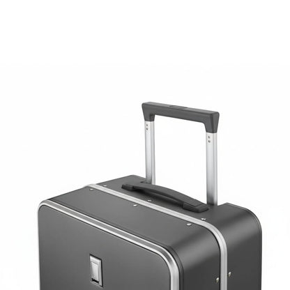 Medium Check In Luggage – Hard Shell Suitcase for International Travel | Nordiva Classic | 67 cm | Dark Grey