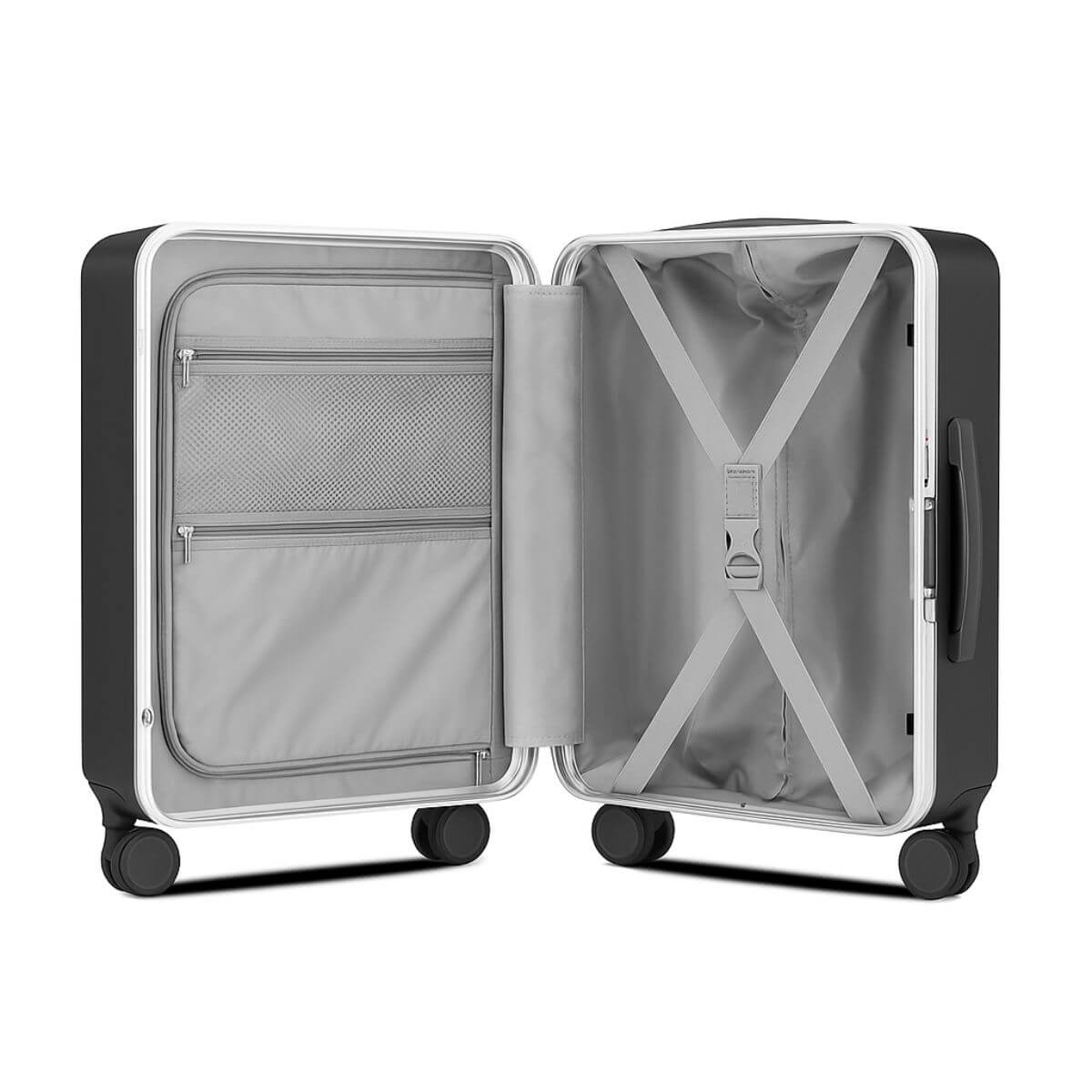 Large Check In Luggage NZ – Hard Shell Suitcase for International Travel | Nordiva Classic | 75 cm | Dark Grey
