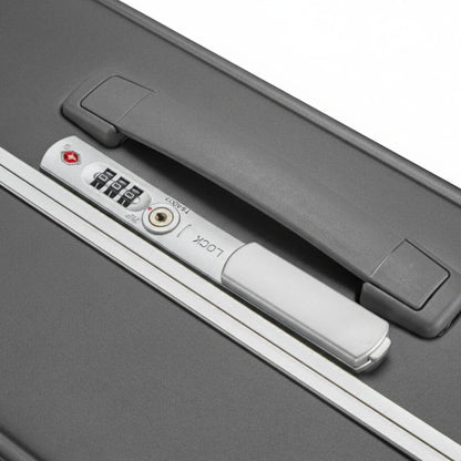 Medium Check In Luggage – Hard Shell Suitcase for International Travel | Nordiva Classic | 67 cm | Dark Grey