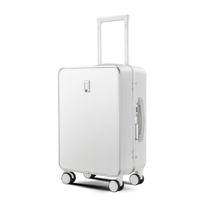 White Medium Check In Luggage NZ – Hard Shell Suitcase for International Travel | Nordiva Classic | 67 cm