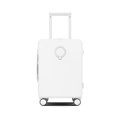 White Medium Check In Luggage NZ – Hard Shell Suitcase for International Travel | Nordiva Classic | 67 cm