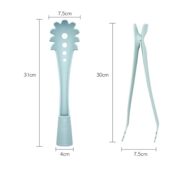 4Pcs High Temperature Resistant Nylon Kitchen Utensils Non-stick Blue