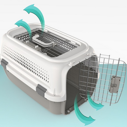 58CM Dog/Cat Airline Travel Cage/Carrier