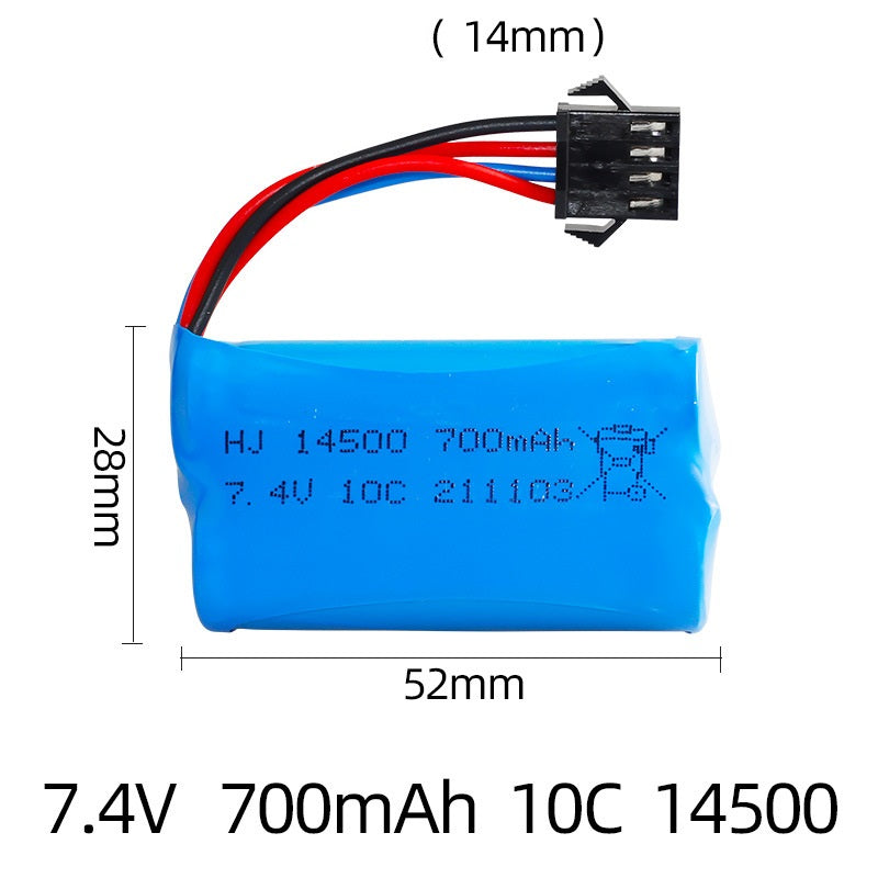 7.4V 700mAh Rechargeable Battery for RC Car