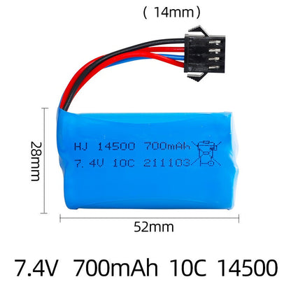 7.4V 700mAh Rechargeable Battery for RC Car