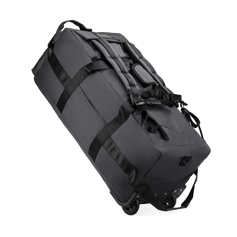 Rucksack with Wheels 80L Rolling Duffle Bag with Wheels 31" Foldable Travel Duffel  Versatile 2-in-1 CP1234