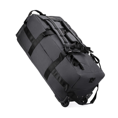 Rucksack with Wheels 80L Rolling Duffle Bag with Wheels 31" Foldable Travel Duffel  Versatile 2-in-1 CP1234