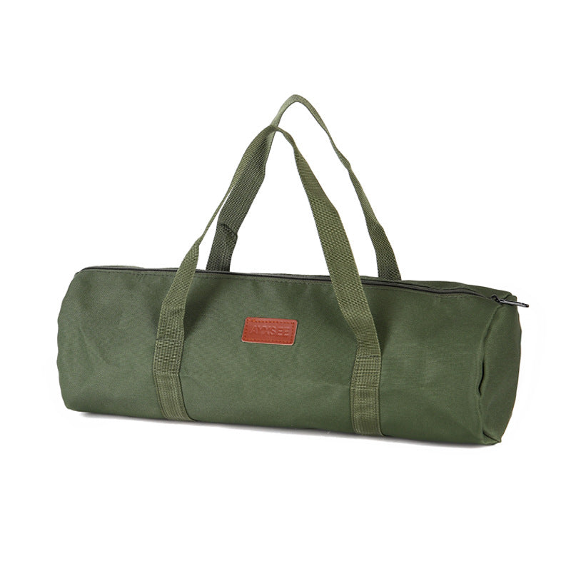 ECOTREK Canvas Tent Stake Bag – Portable Camping Peg & Hammer Storage Bag AYH11101