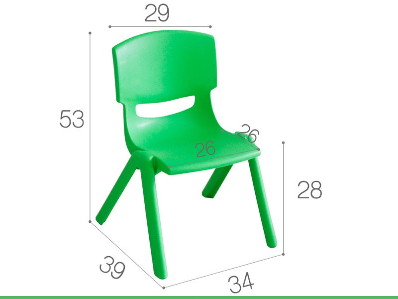 Durable Plastic Children's Chairs - Optional Colour
