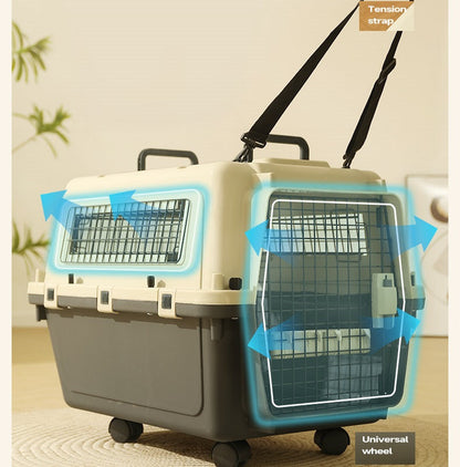 67CM Plastic Airline Travel Cage/Carrier/Crate