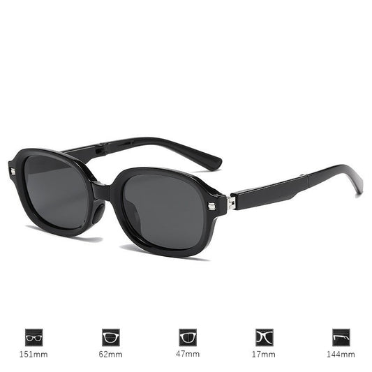 Ecotrek Polarised Folding Rectangular Sunglasses – UV380 Lightweight LX16-21