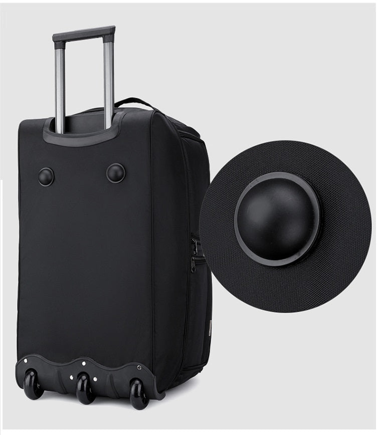 Ecotrek Rolling Duffle Bag with Wheels and Handle | Expandable Waterproof Trolley Travel Bag CP1228