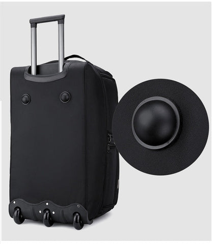 Ecotrek Rolling Duffle Bag with Wheels and Handle | Expandable Waterproof Trolley Travel Bag CP1228